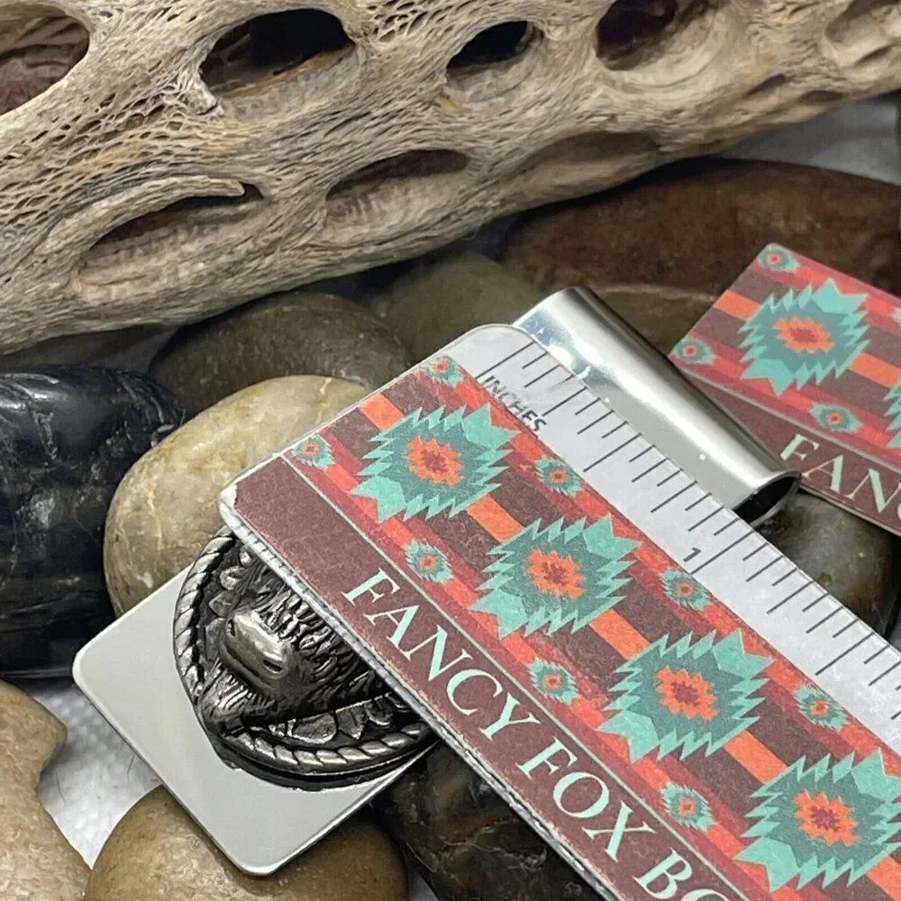 Money Clip Stainless Steel Quality Wedding Party Gift Buffalo Southwest western